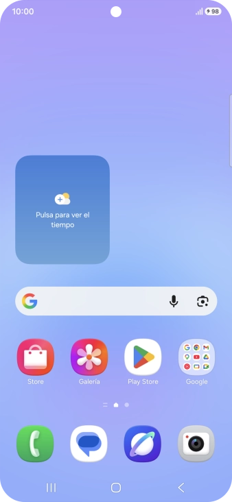 Cuando el icono de carga de batería aparece en la pantalla, el teléfono se está cargando.