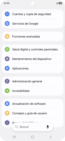 Pulsa Cuentas y copia de seguridad.