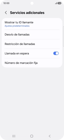 Pulsa Desvío de llamadas.