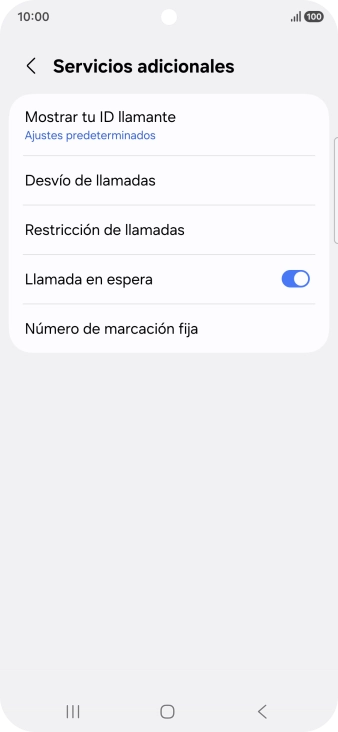 Pulsa Desvío de llamadas.