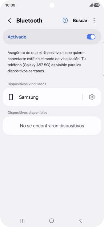 Pulsa la tecla de inicio para terminar y regresar a la pantalla de inicio.