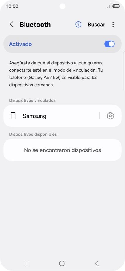 Pulsa la tecla de inicio para terminar y regresar a la pantalla de inicio.