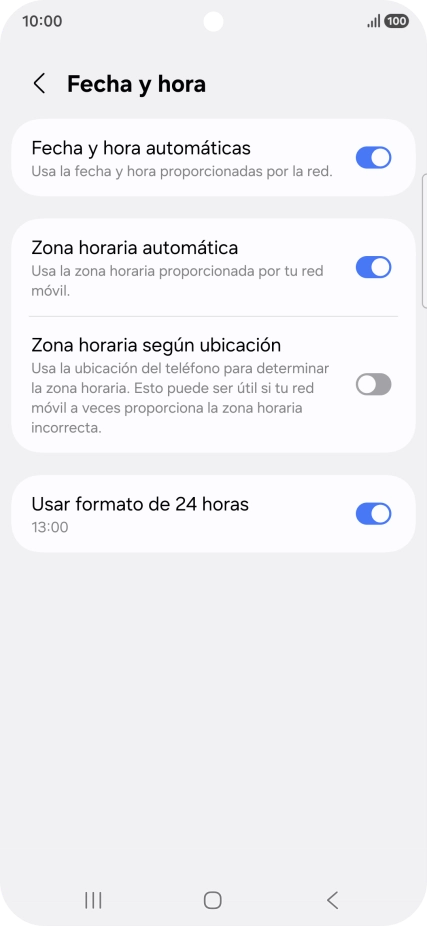 Pulsa la tecla de inicio para terminar y regresar a la pantalla de inicio.