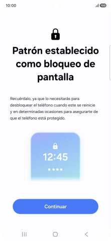 Pulsa Continuar.