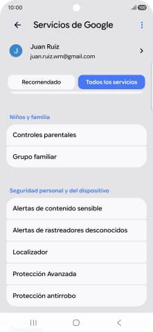 Pulsa Localizador.