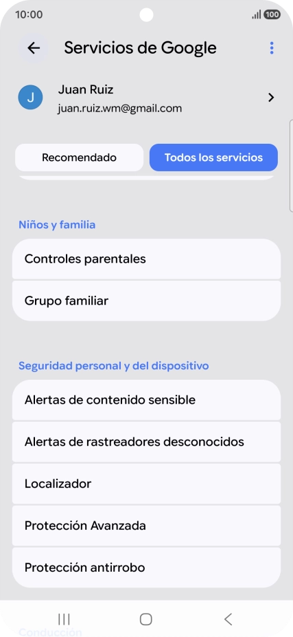 Pulsa Localizador.