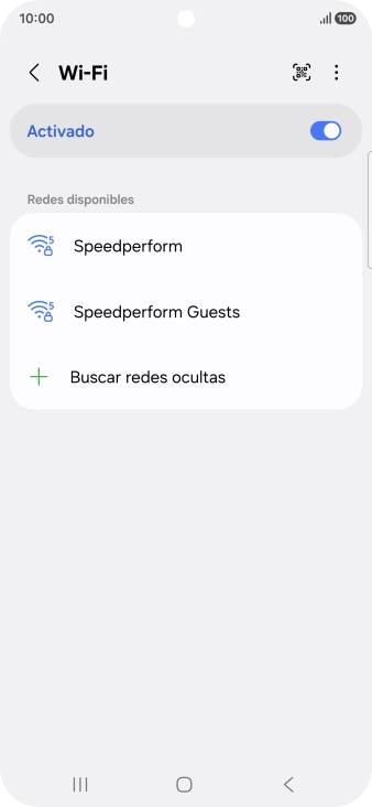Pulsa la red wifi deseada.
