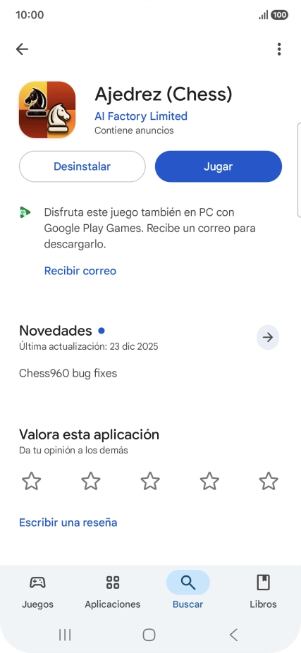 Pulsa Desinstalar.
