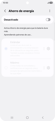 Pulsa el indicador bajo 