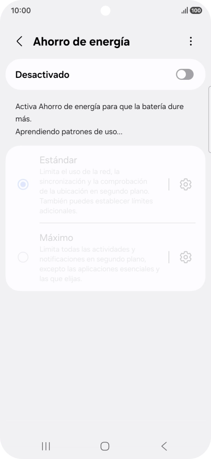 Pulsa el indicador bajo 