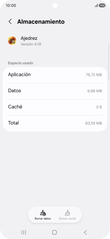 Pulsa la tecla de inicio para terminar y regresar a la pantalla de inicio.
