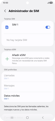 Pulsa Añadir eSIM.