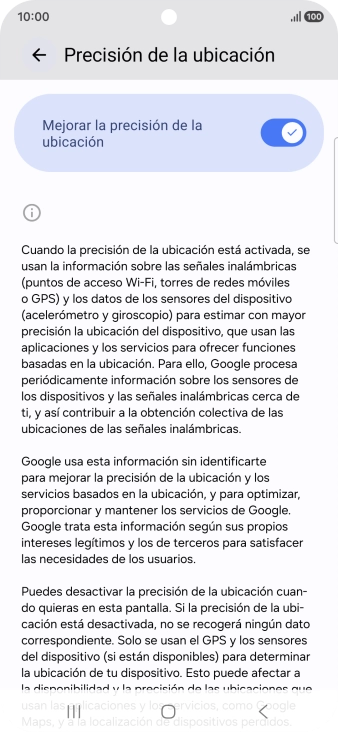 Si pulsas el indicador junto a 