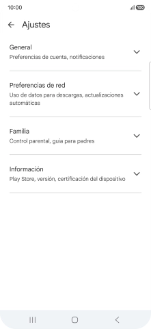 Pulsa Preferencias de red.