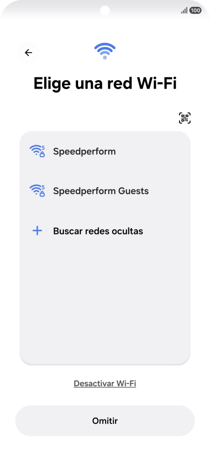 Pulsa la red wifi deseada.