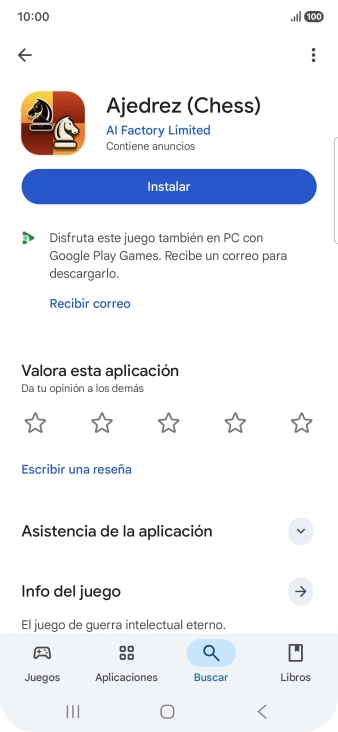 Pulsa la tecla de inicio para terminar y regresar a la pantalla de inicio.