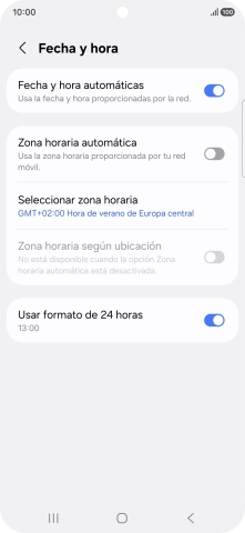 Pulsa el indicador junto a 