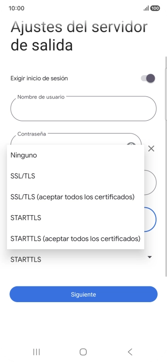 Pulsa SSL/TLS.