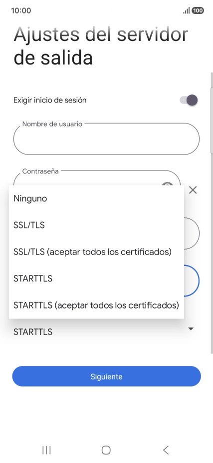 Pulsa SSL/TLS.