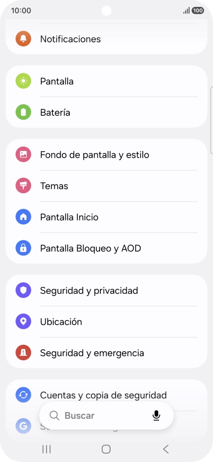 Pulsa Batería.