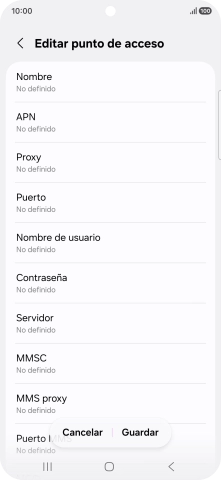 Pulsa Nombre.