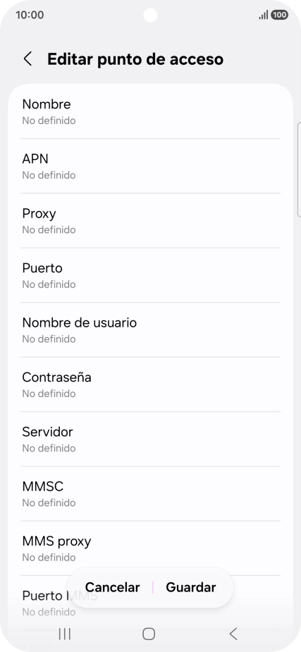 Pulsa Nombre.