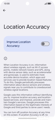 If you press the indicator next to 