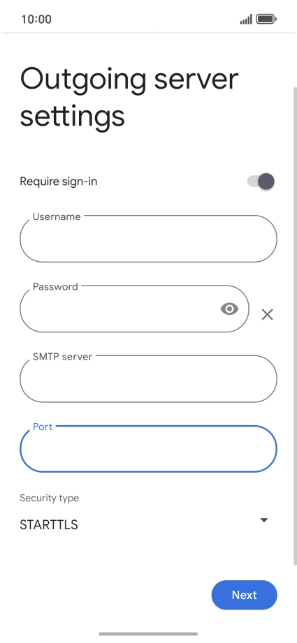 Press the drop down list below 