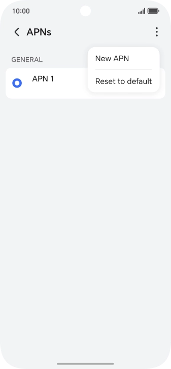 Press New APN.