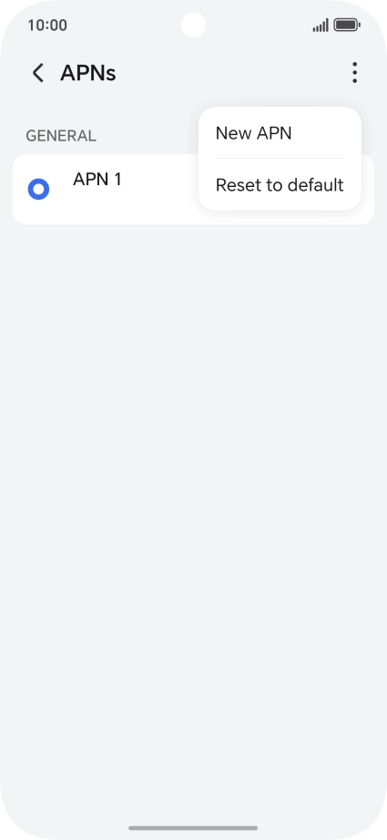 Press New APN.
