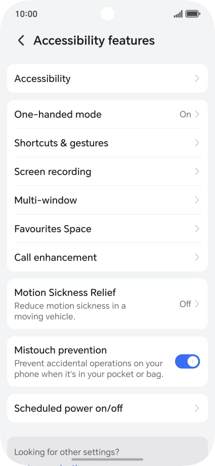 Press Accessibility.