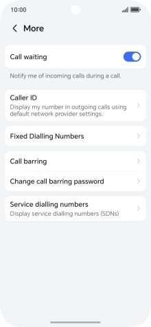 Press Fixed Dialling Numbers.