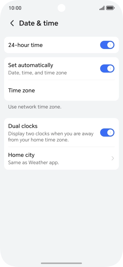 Slide your finger upwards starting from the bottom of the screen to return to the home screen.