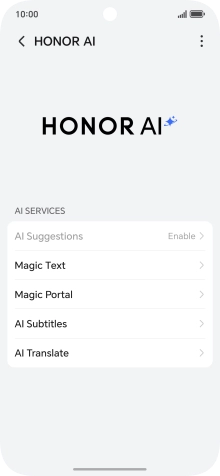 More examples of Honor AI usage are now displayed.
