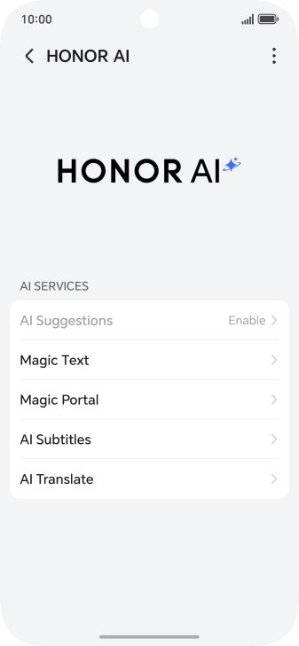 More examples of Honor AI usage are now displayed.