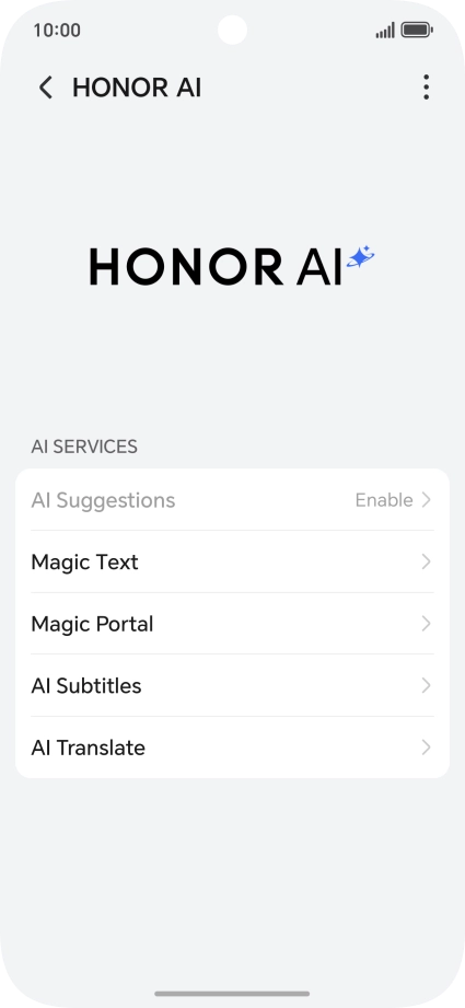 More examples of Honor AI usage are now displayed.