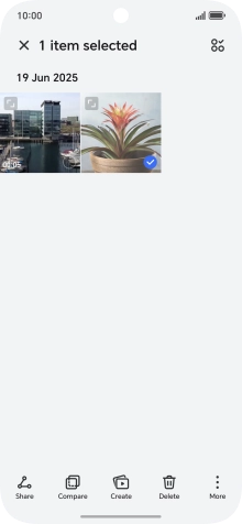 Press the select all icon.