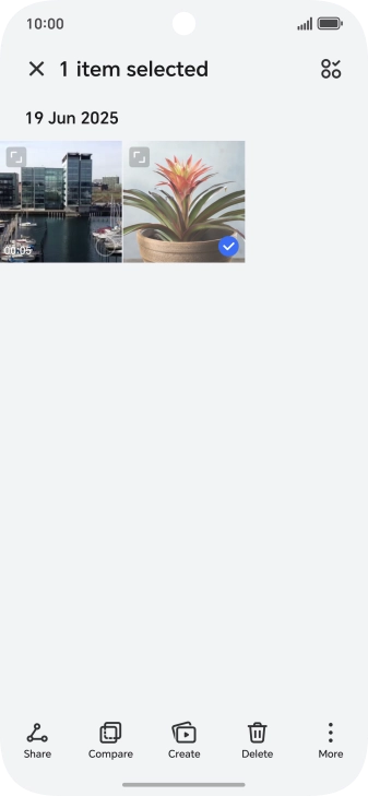 Press the select all icon.