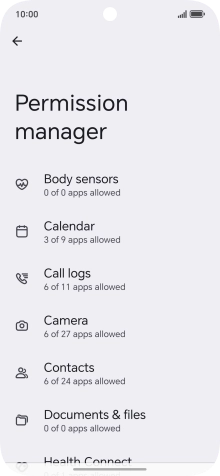 Press the required phone function.