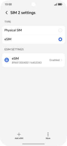 Press the required price plan.