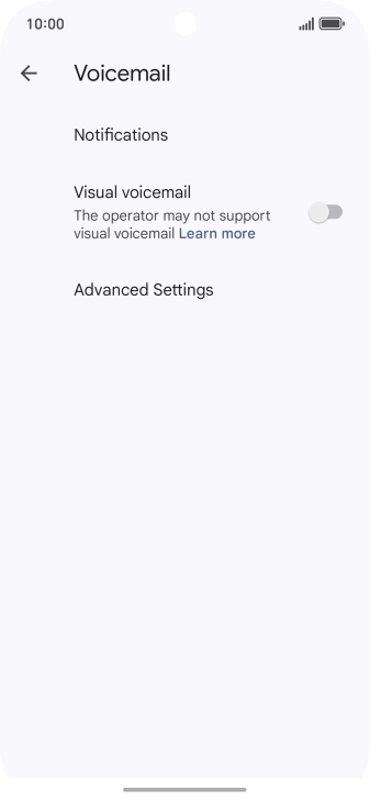 Press Advanced Settings.