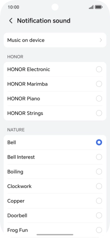 Press the required message tones to hear them. Press the required message tones to hear them.
