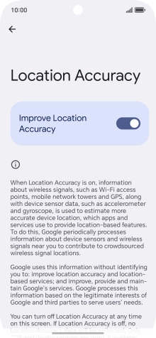 If you press the indicator next to 