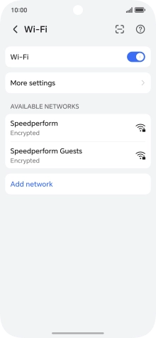 Press More settings.