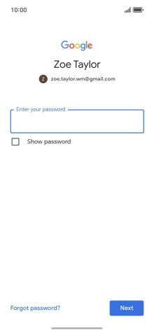 Press the field below 
