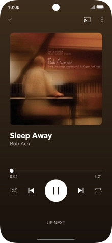 Press arrow right to go to the next audio file.