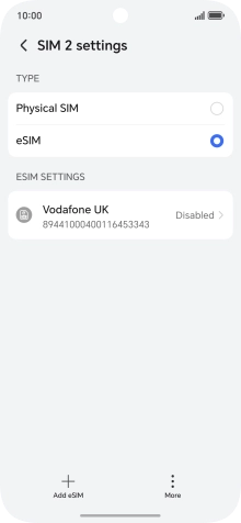 Press the required price plan.