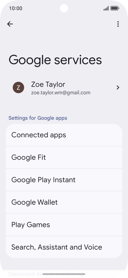 Press Search, Assistant and Voice.