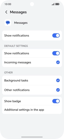 Press the indicator next to Press the indicator next to