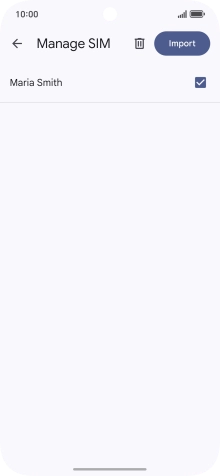 Press the fields next to the required contacts to select them.